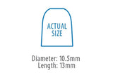 STAR™ silikonikärjet 10.5mm 100 paria