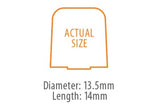 STAR™ silikonikärjet 14mm 100 paria
