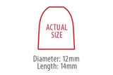 STAR™ Inserti auricolari in silicone da 12 mm